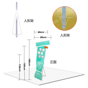 人形展架