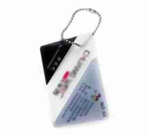 透明磨砂PVC吊牌